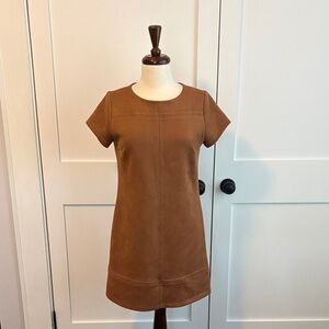 Jude Connally Faux Suede Dress size M